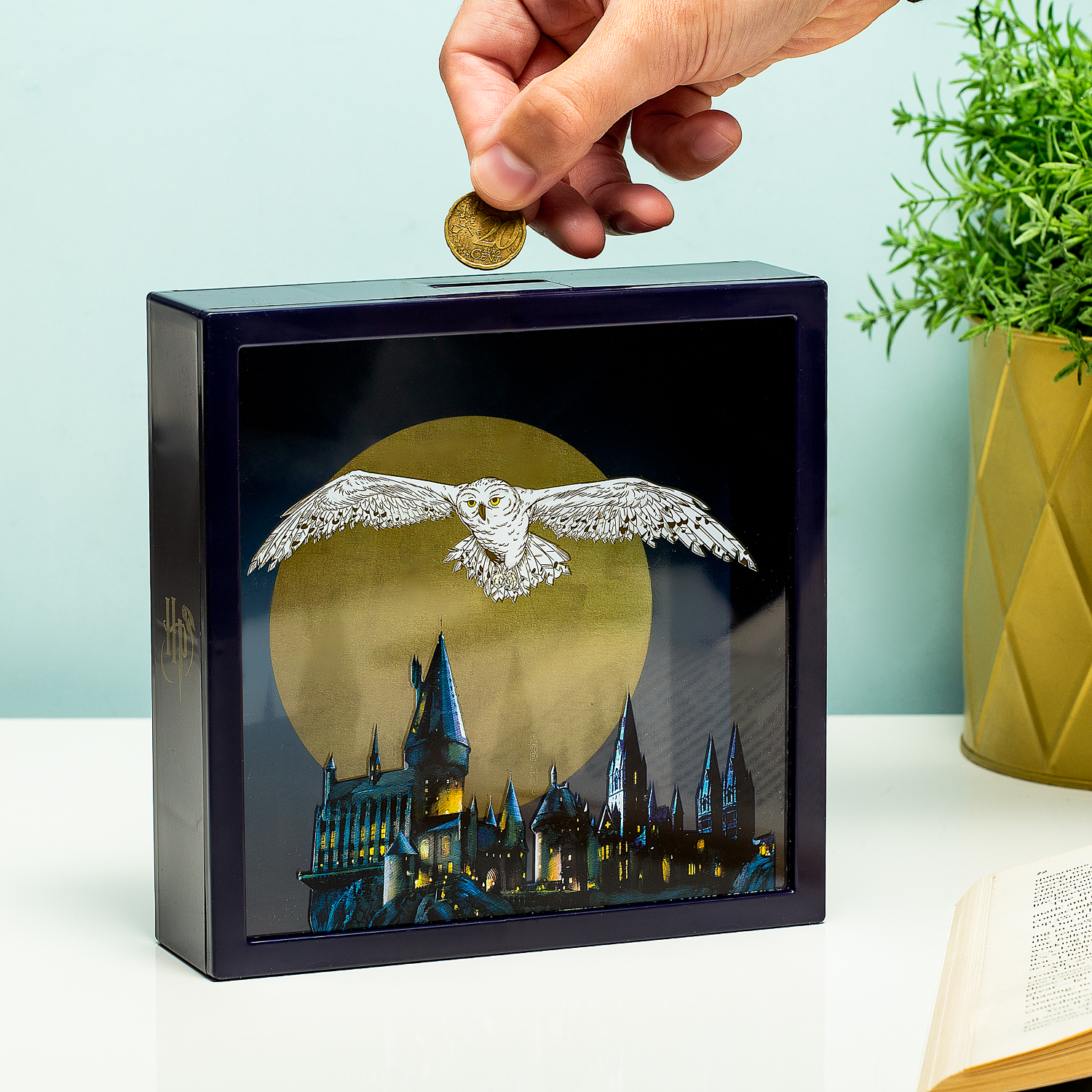 Paladone Harry Potter Hedwig Frame Money Box