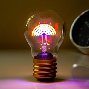 Suck UK Oplaadbare LED Filament Lamp - Regenboog