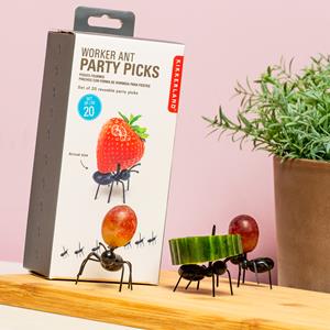 Kikkerland Worker Ant Party Picks (set Van 20)
