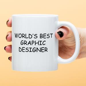 Ditverzinjeniet Mok World's Best Graphic Designer