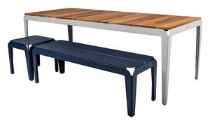 Weltevree Bended table wood - lichgtrijs