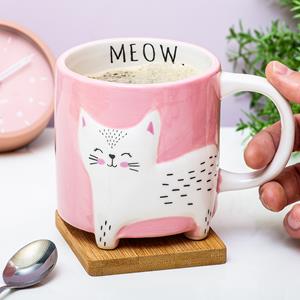 Winkee Tasse Meow Katze Kaffeebecher