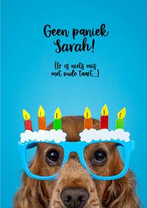 Catchy Images  Verjaardagskaart - Hond