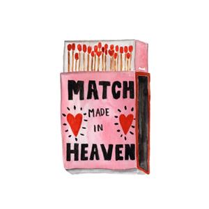 Greetz  Huwelijkskaart - Match made in Heaven