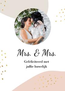 Greetz  Huwelijkskaart - fotokaart