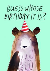 Jolly Awesome  Verjaardagskaart - beer