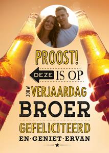 Paperclip  Verjaardag - Bier - Broer