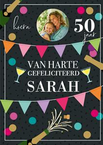 Paperclip  Verjaardag - Sarah - Vlaggen