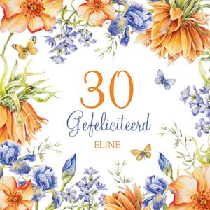 Janneke Brinkman  Verjaardagskaart - 30 - naam