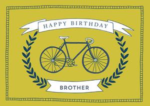 Greetz  Verjaardagskaart - fiets