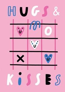Rumble Cards  Verjaardagskaart - hugs & kisses