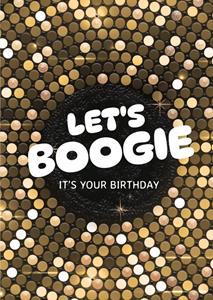 TMS  Verjaardagskaart - Let's Boogie!