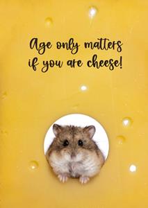 Catchy Images  Verjaardagskaart - hamster