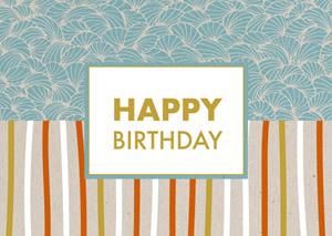 Paperclip  Verjaardagskaart - Happy birthday