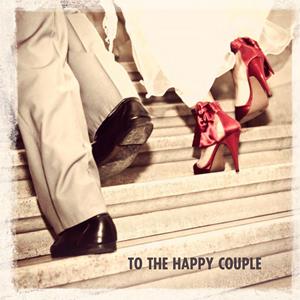 Greetz  Huwelijkskaart - to the happy couple