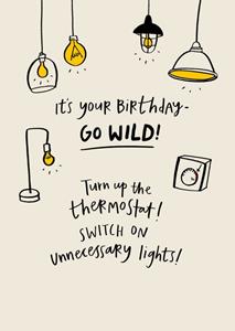 UK Greetings  Verjaardagskaart - energie