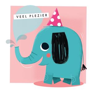 Hello Munki  Verjaardagskaart - olifant