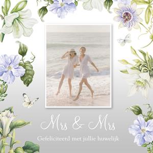 Janneke Brinkman  Huwelijkskaart - Mrs & Mrs
