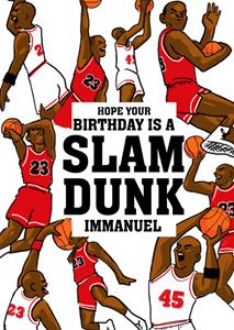 Greetz  Verjaardag - Basketbal - Man