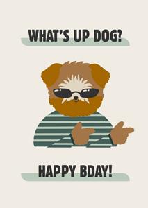 Greetz Verjaardagskaart -  - Dog