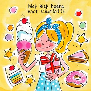 Blond Amsterdam  Verjaardagskaart - met naam