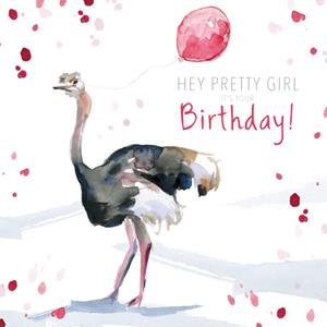 Michelle Dujardin  Verjaardagskaart - Pretty girl
