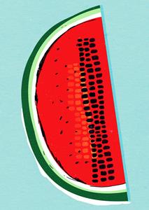 Greetz  Verjaardag - Watermeloen