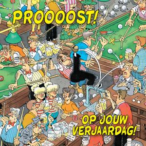 Jan van Haasteren  Verjaardagskaart - Proooost!