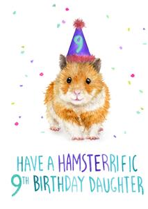 Citrus Bunn  Verjaardagskaart - hamsterrific