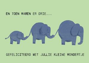 Greetz  Geboortekaart - olifant