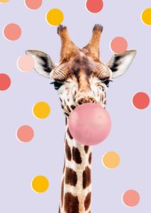 TMS  Geboorte - Giraf - Illustratie