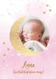 Tsjip  Geboortekaart - fotokaart met naam