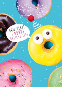 UK Greetings  Verjaardagskaart - Donut believe it