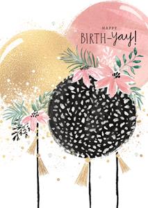UK Greetings  Verjaardagskaart - Birth-yay!