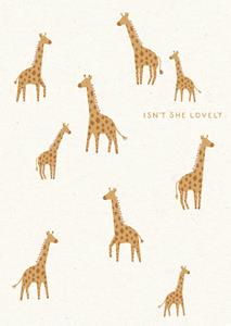 UK Greetings  Geboortekaart - giraf