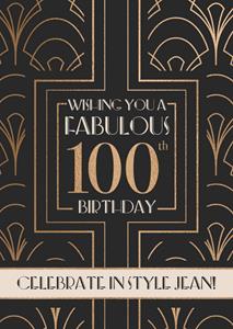 Greetz  Verjaardag - 100 - Vintage