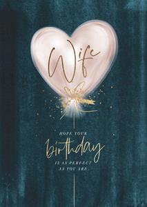 UK Greetings  Verjaardagskaart - Wife