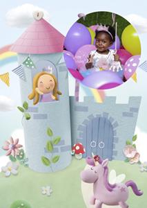 UK Greetings  Verjaardagskaart - Prinses
