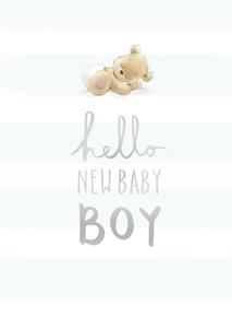 UK Greetings  Geboortekaart - new baby boy