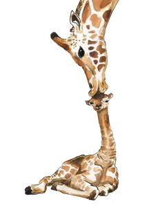 Marie Bodié  Geboortekaartje - Giraffen