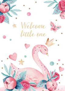 TMS  Geboortekaart - Welcome little one