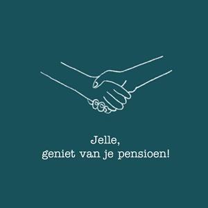 Greetz  Pensioen kaart - met aanpasbare naam