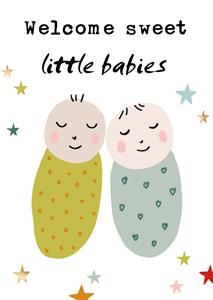 Greetz  Geboortekaart - Little babies