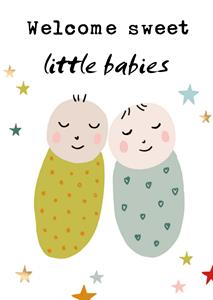 Greetz  Geboortekaart - Little babies