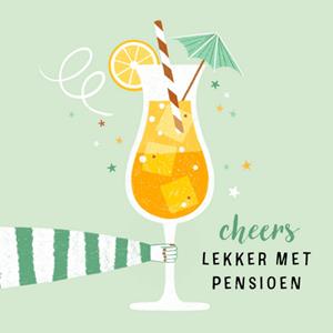 Marieke Witke  Pensioenkaart - champagne