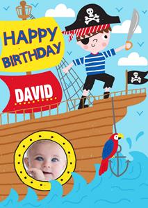 Greetz  Verjaardagskaart - piraat