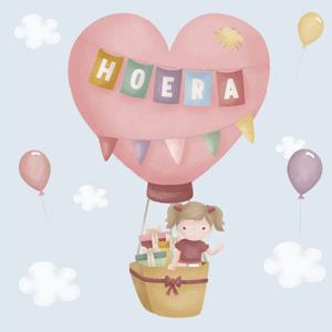 Little Dutch  Verjaardagskaart - Heteluchtballon
