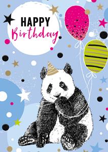 TMS  Verjaardagskaart - Panda