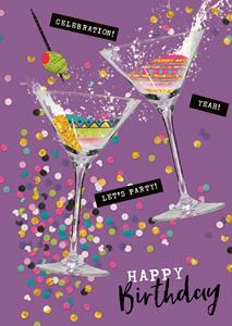 TMS  Verjaardagskaart - Martini