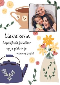 Greetz Verhuiskaart -  - Oma - Foto